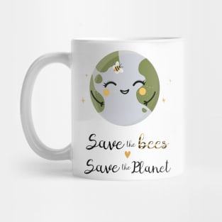 Save the bees Save the planet Mug
